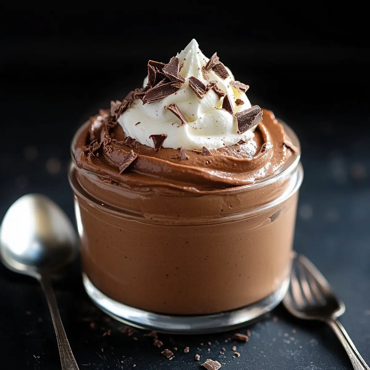 Ultra-Creamy Dark Chocolate Mousse