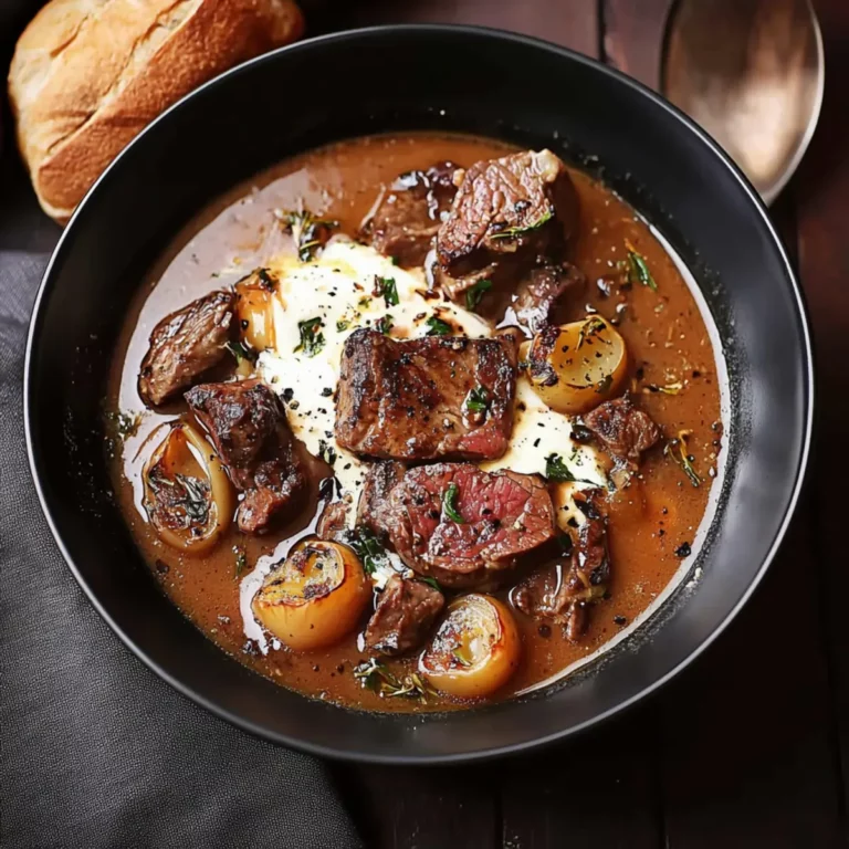 Steak Au Poivre Soup