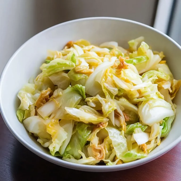 Quick cabbage stir-fry