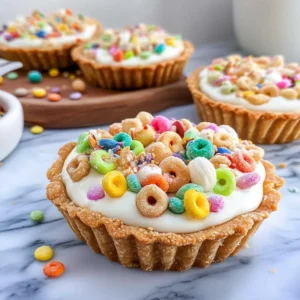 Cereal Milk Tartlets