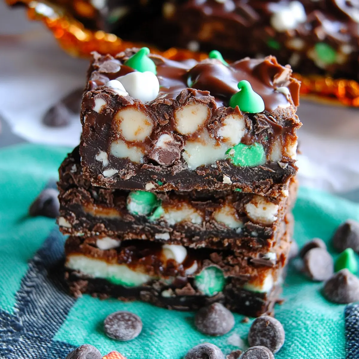 Mint Chocolate Seven-Layer Bars