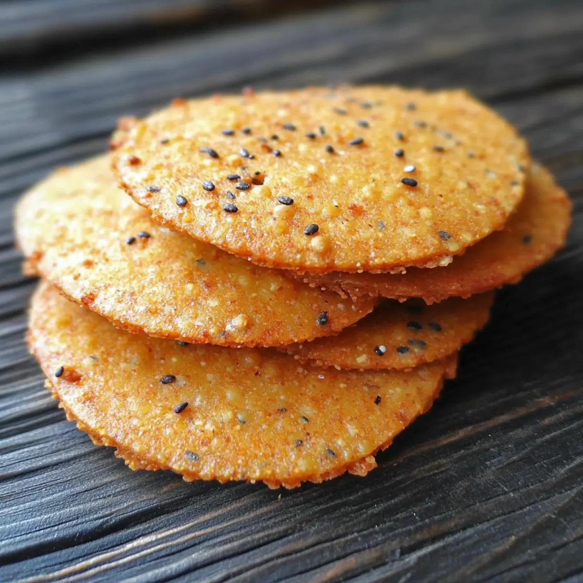 Red Lentil Crackers