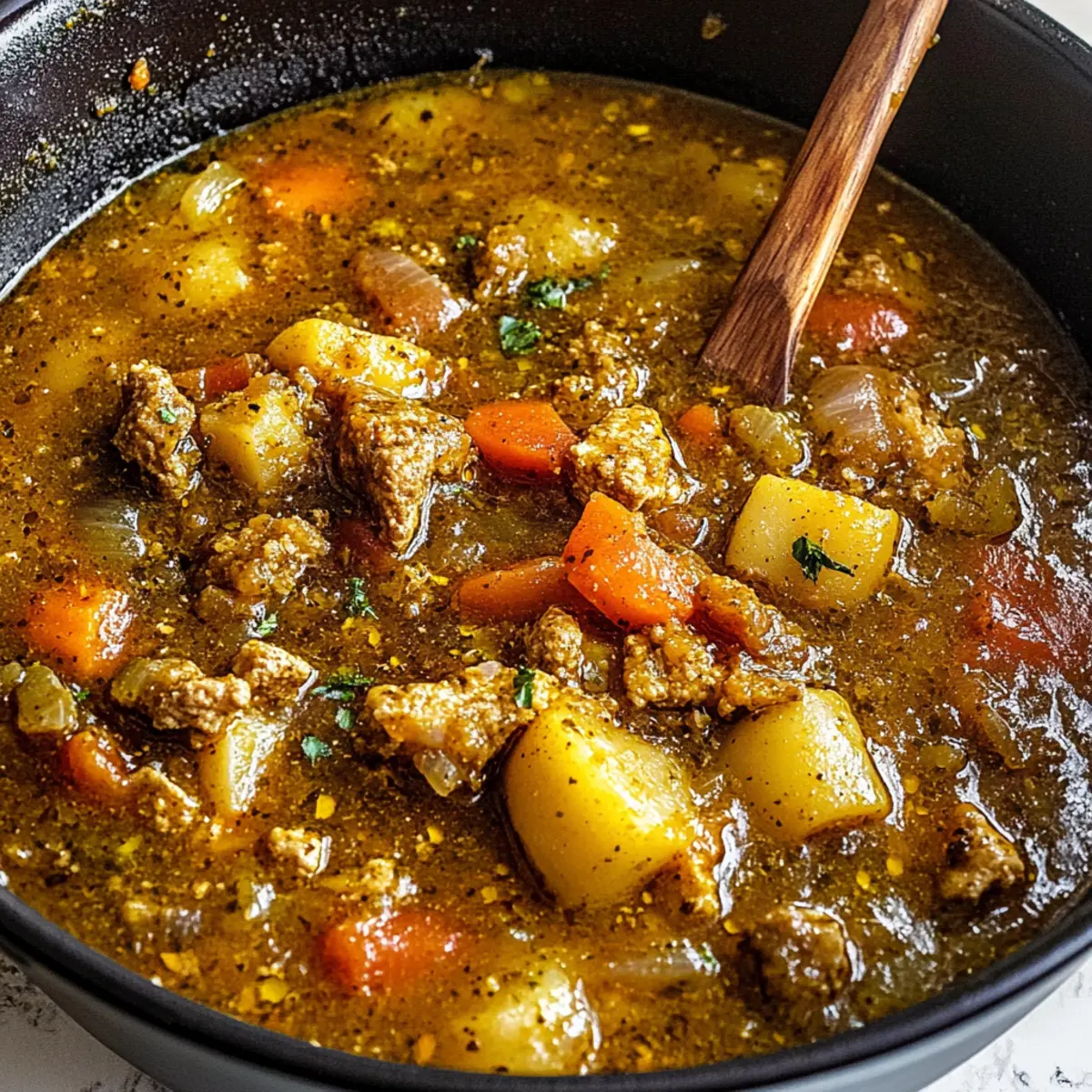 Crockpot Green Chili Stew