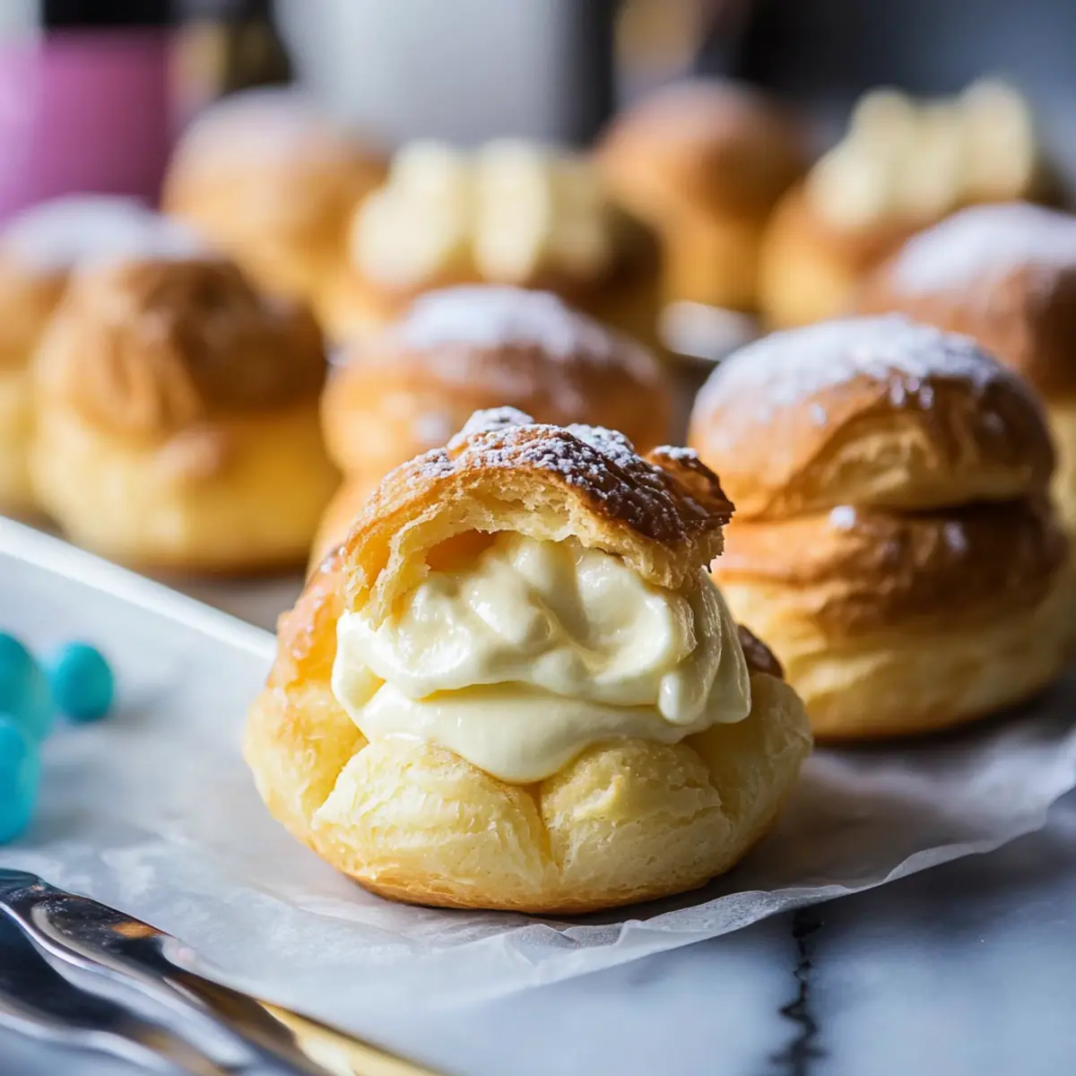 Mixed Cream Puff Dessert Box