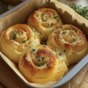 Buttery Cheese Garlic Rolls