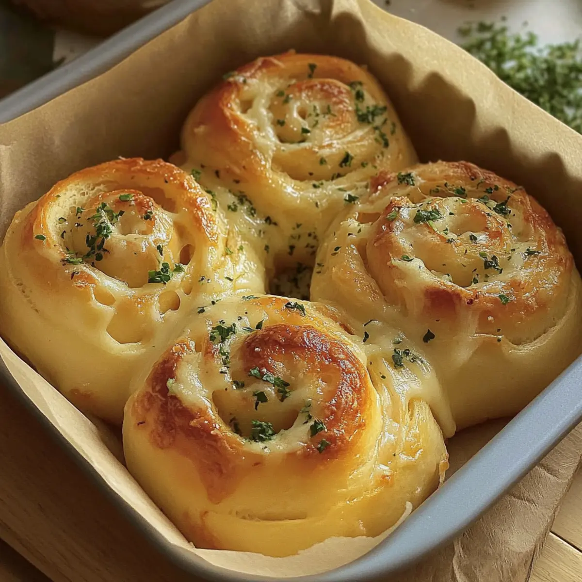 Buttery Cheese Garlic Rolls
