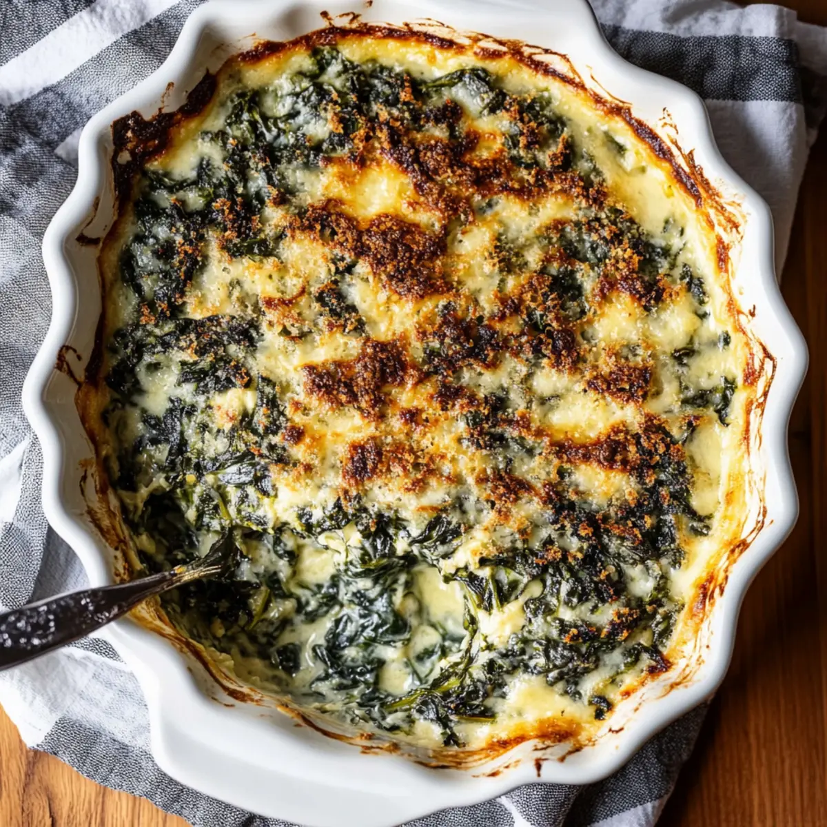 Creamed Spinach Bake