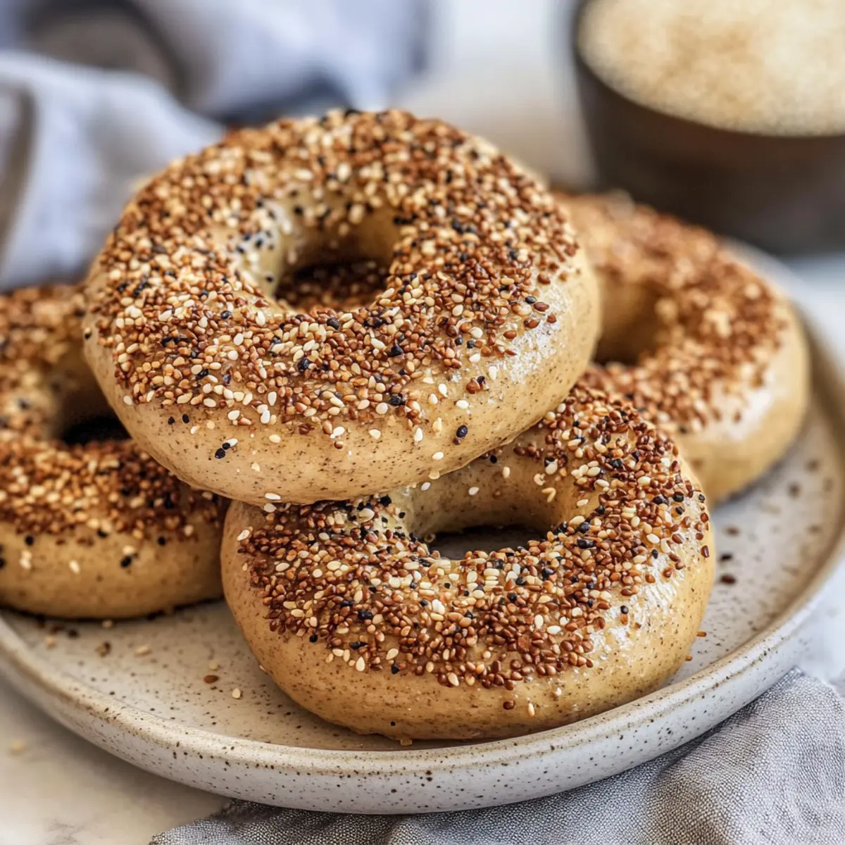 Gluten-Free High-Protein Bagels