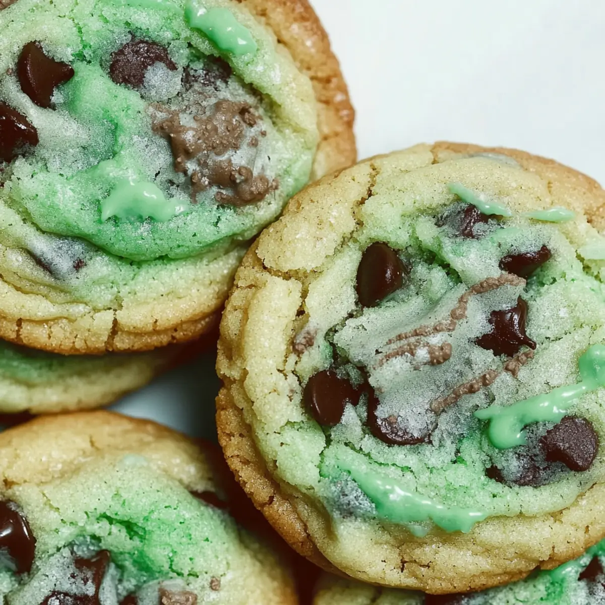 Mint Chocolate Chip Cookies