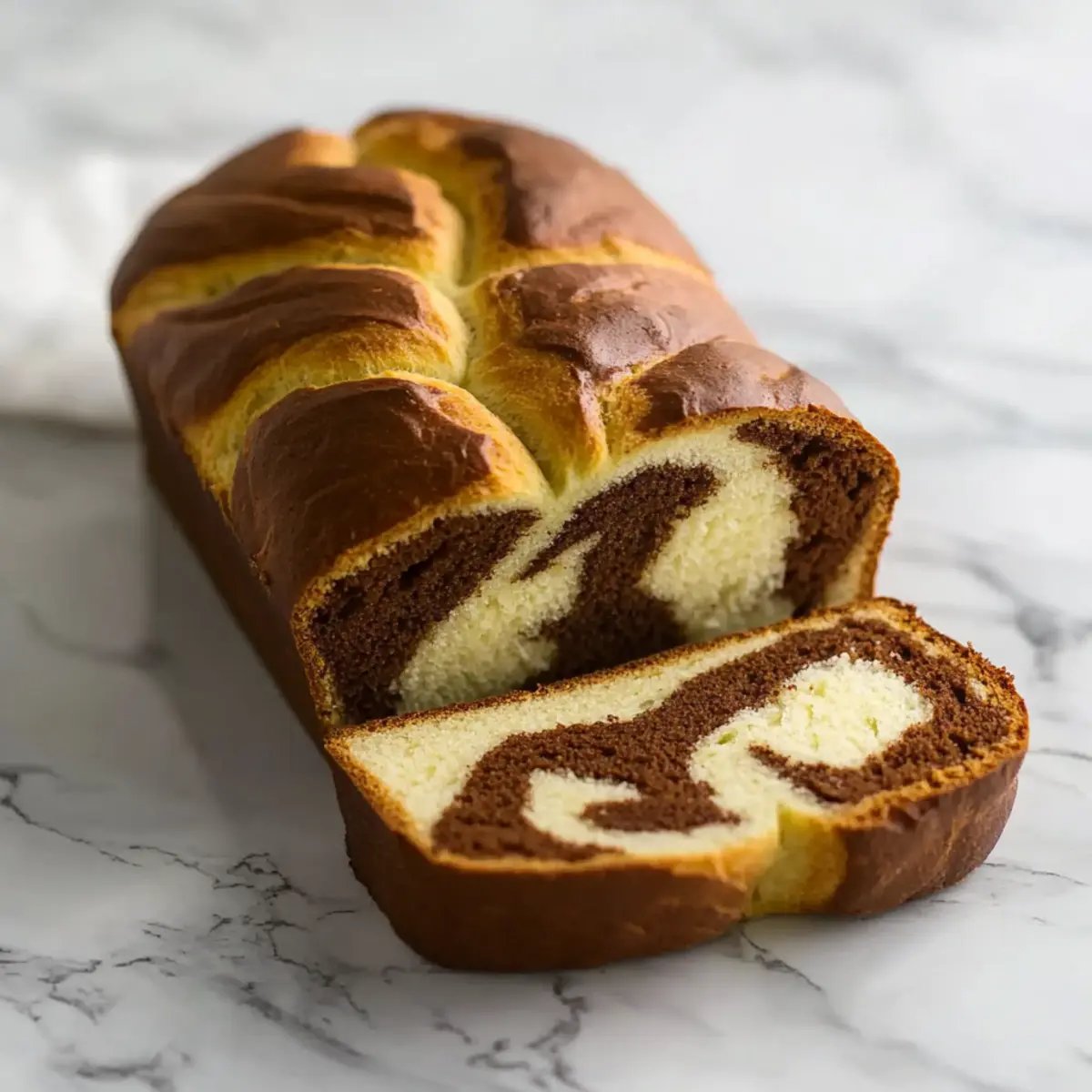 Marble Brioche Bread