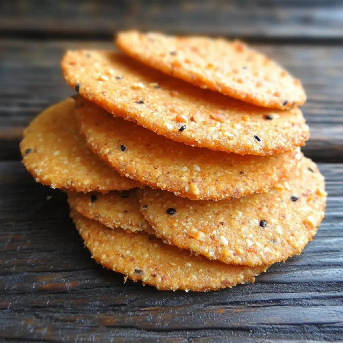 Red Lentil Crackers