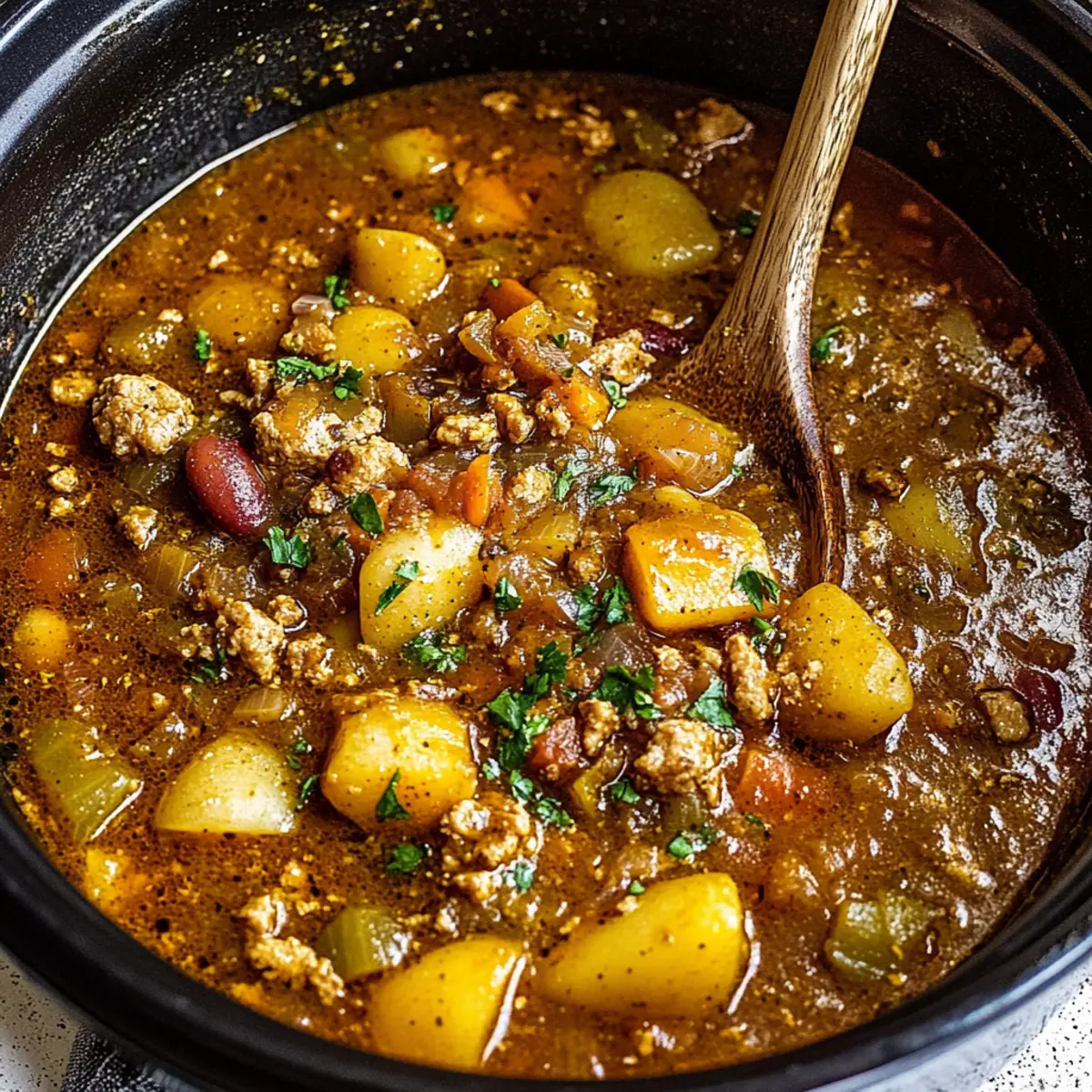 Crockpot Green Chili Stew