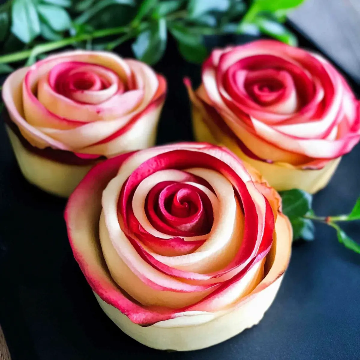 Elegant Apple Roses