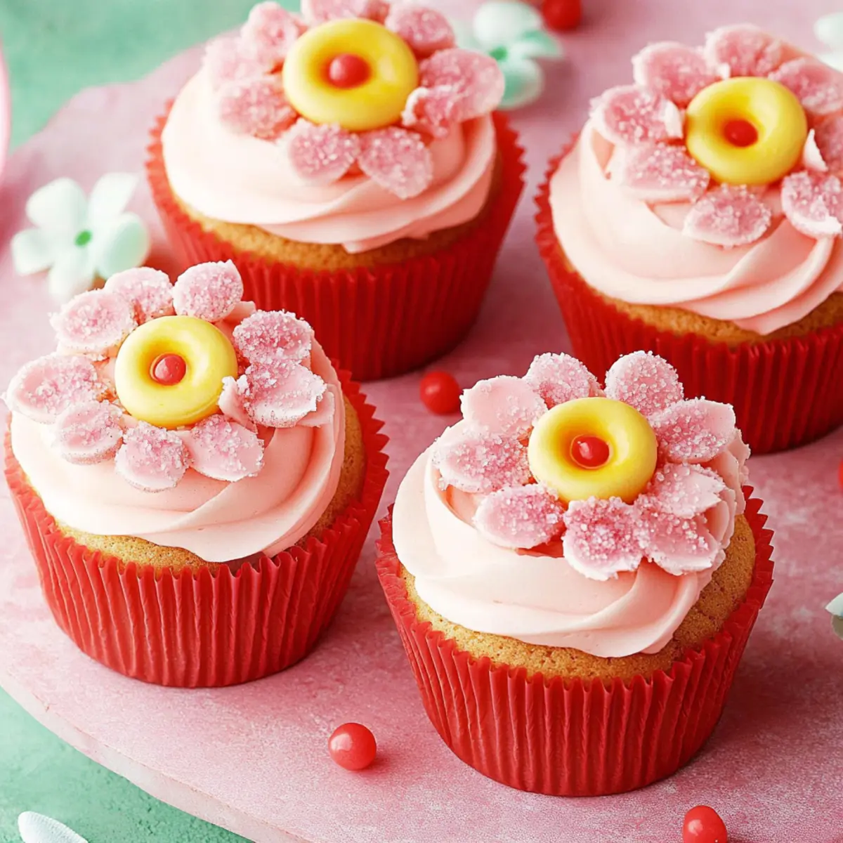 Flower Cupcakes