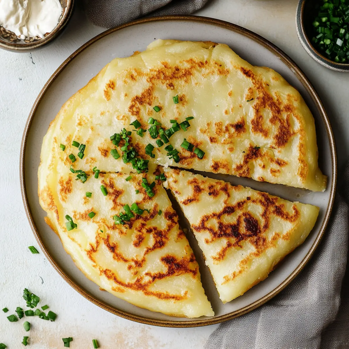Traditional Irish Potato Farls