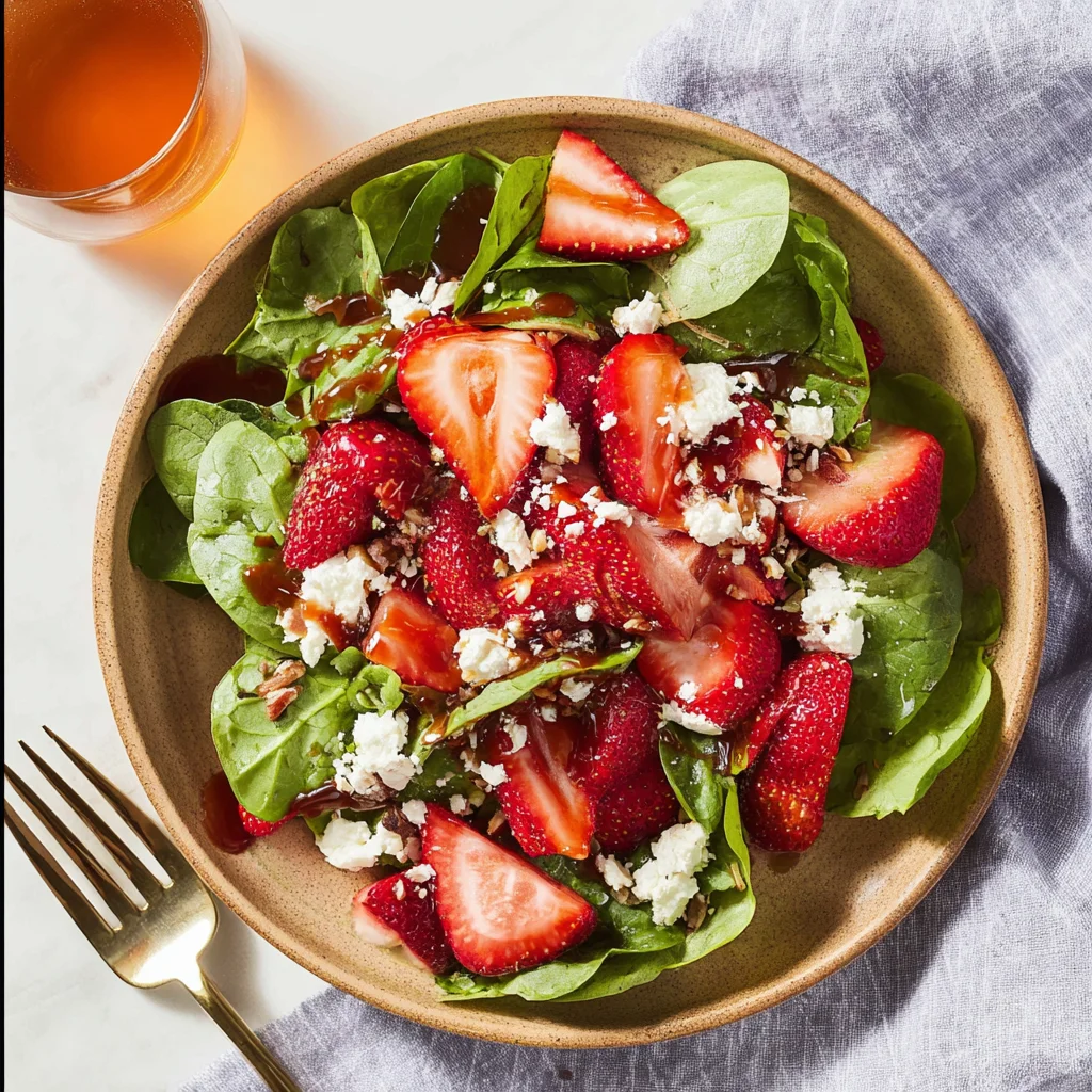 strawberry feta salad: Refreshing Summer Delight