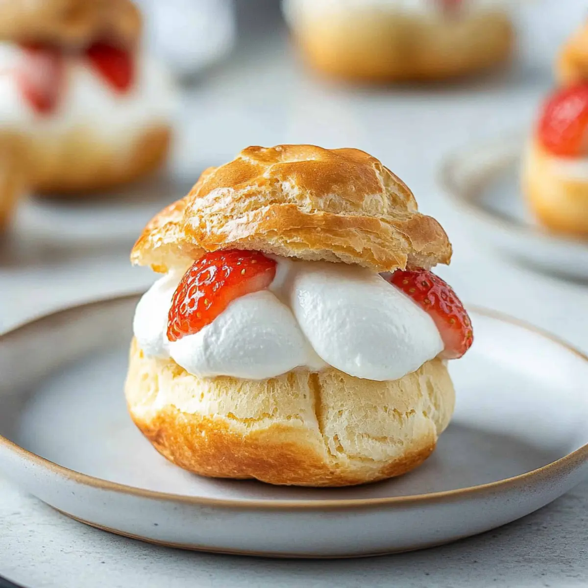 Japanese-Style Cream Puffs