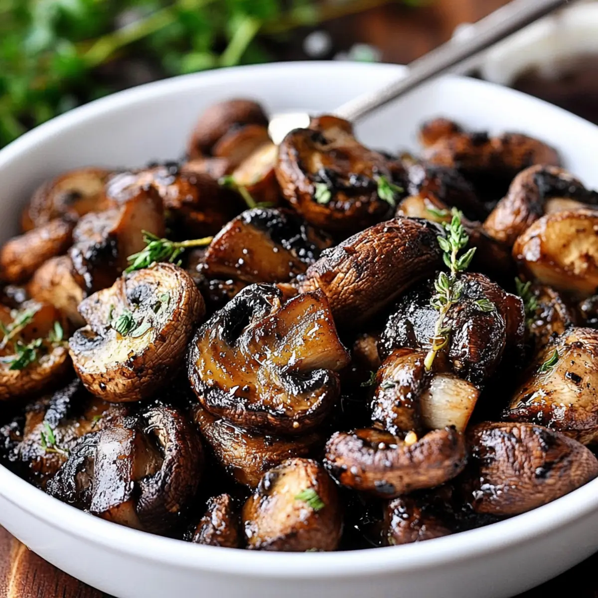 Balsamic Roasted Mushrooms