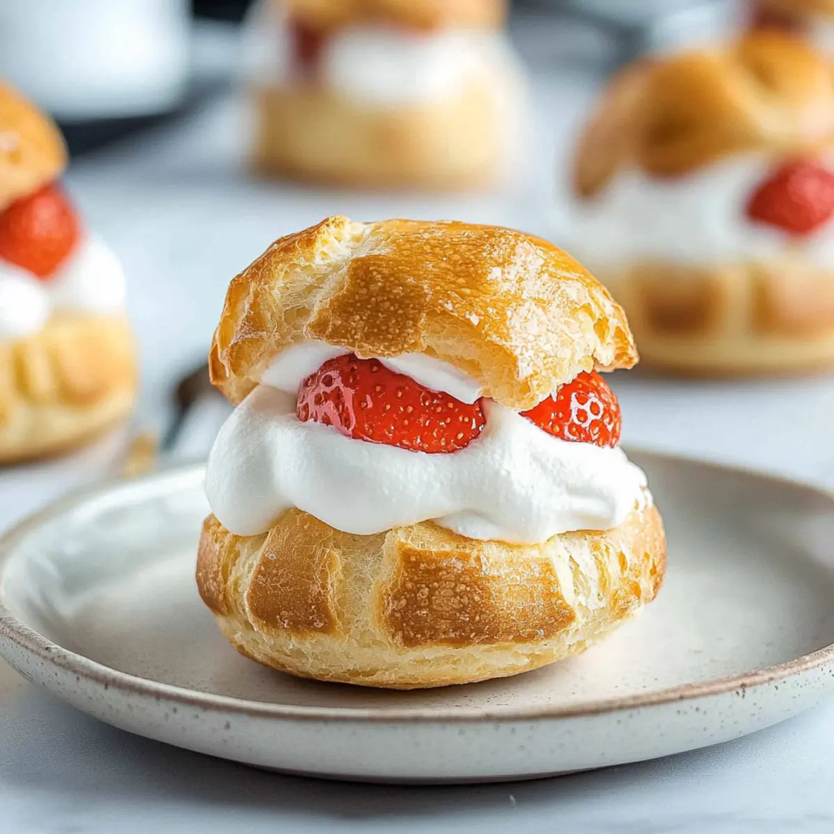 Japanese-Style Cream Puffs