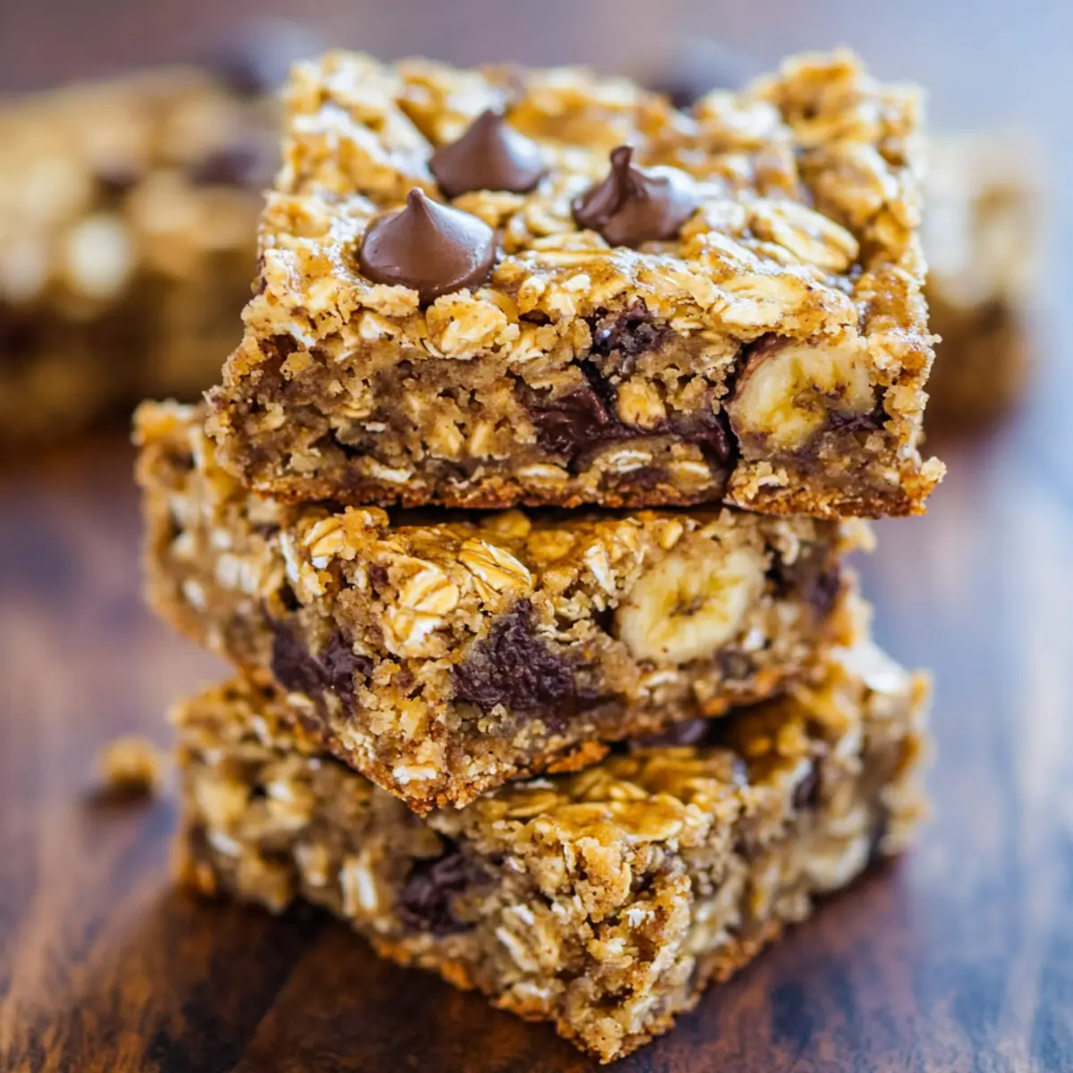 Banana Oatmeal Bars
