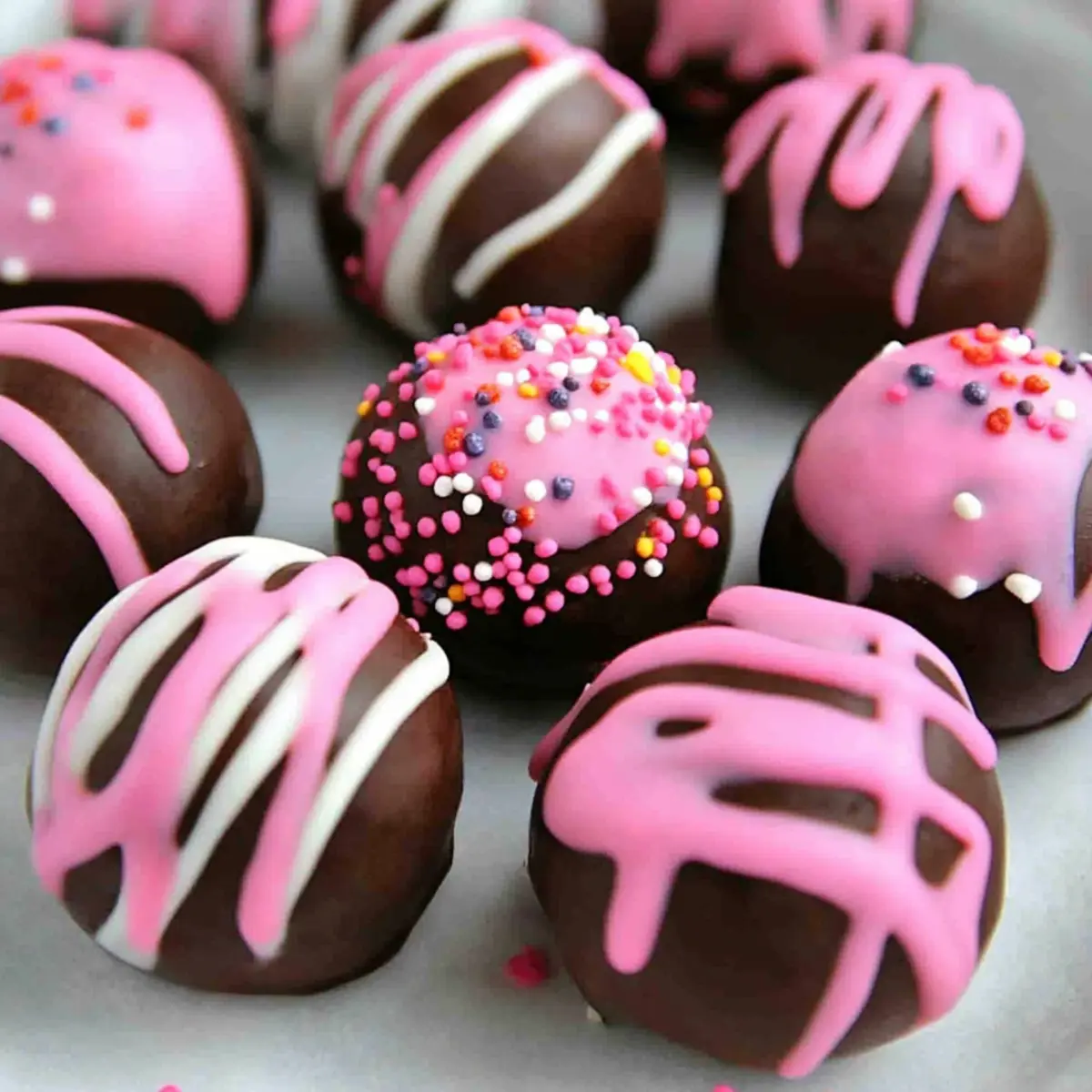 Pink Oreo Truffle Balls