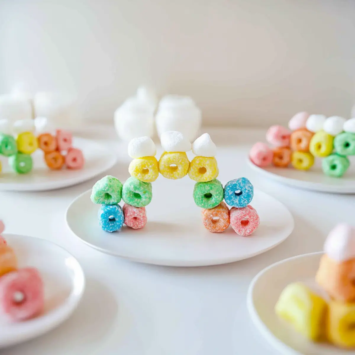 Fruit Loop Marshmallow Rainbows