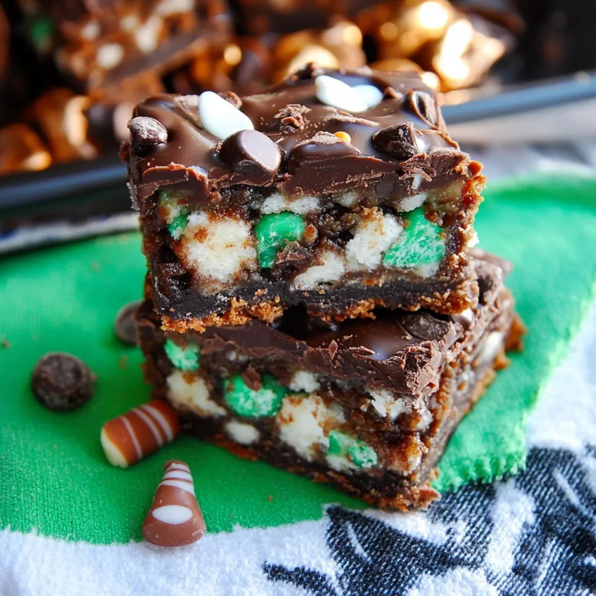 Mint Chocolate Seven-Layer Bars