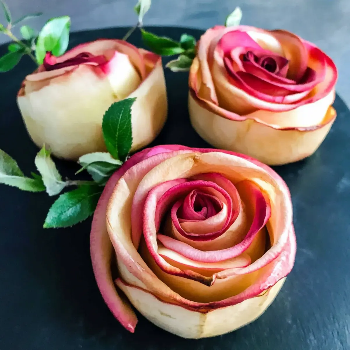 Elegant Apple Roses