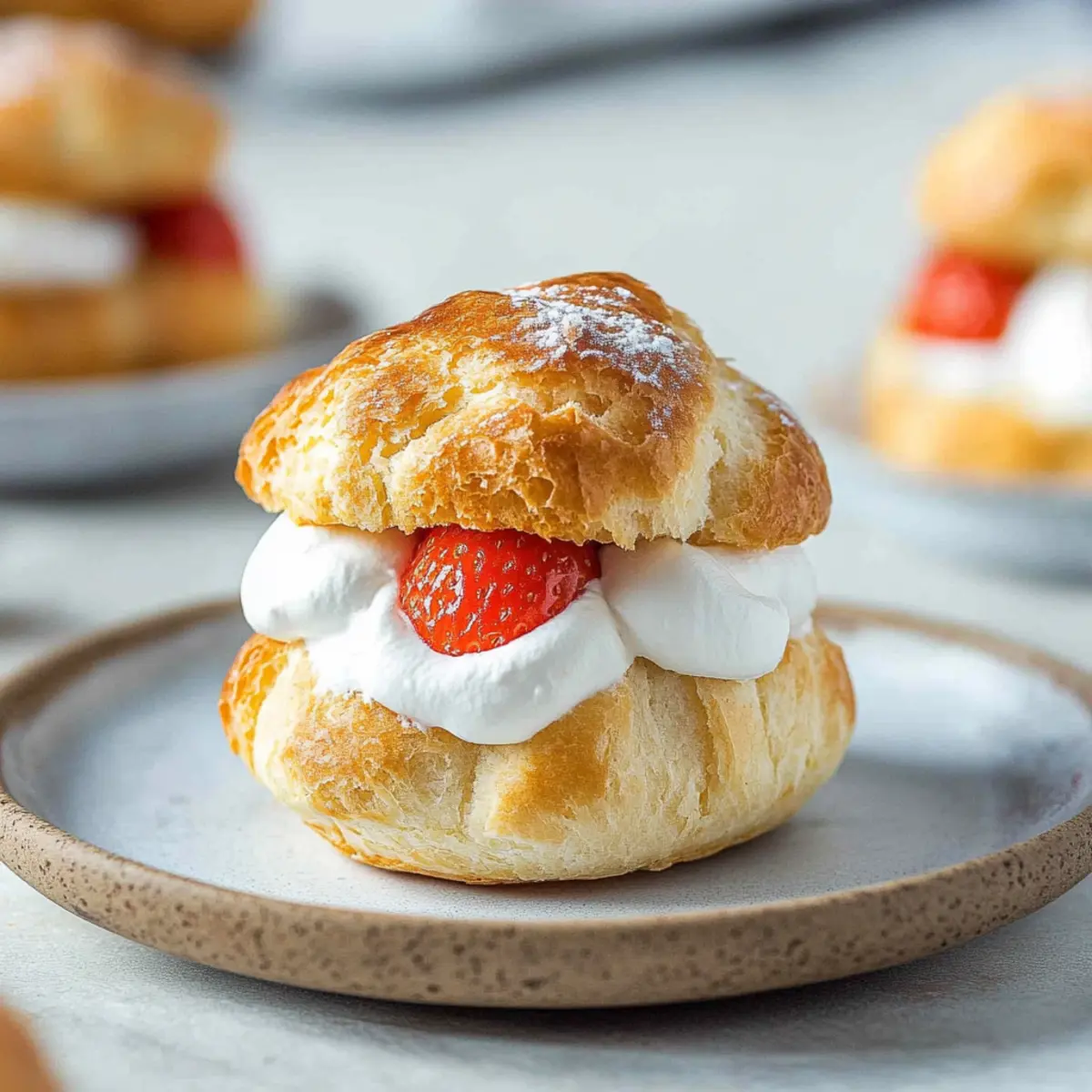 Japanese-Style Cream Puffs