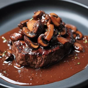 Red Wine Mushroom Sauce for Steak