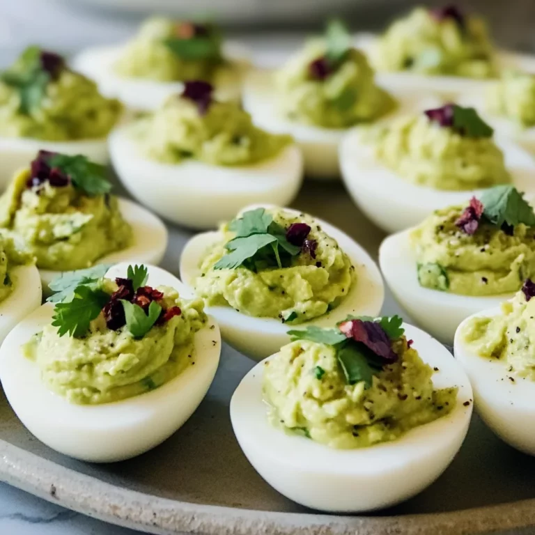 Avocado Deviled Eggs: Creamy and Irresistible Bites