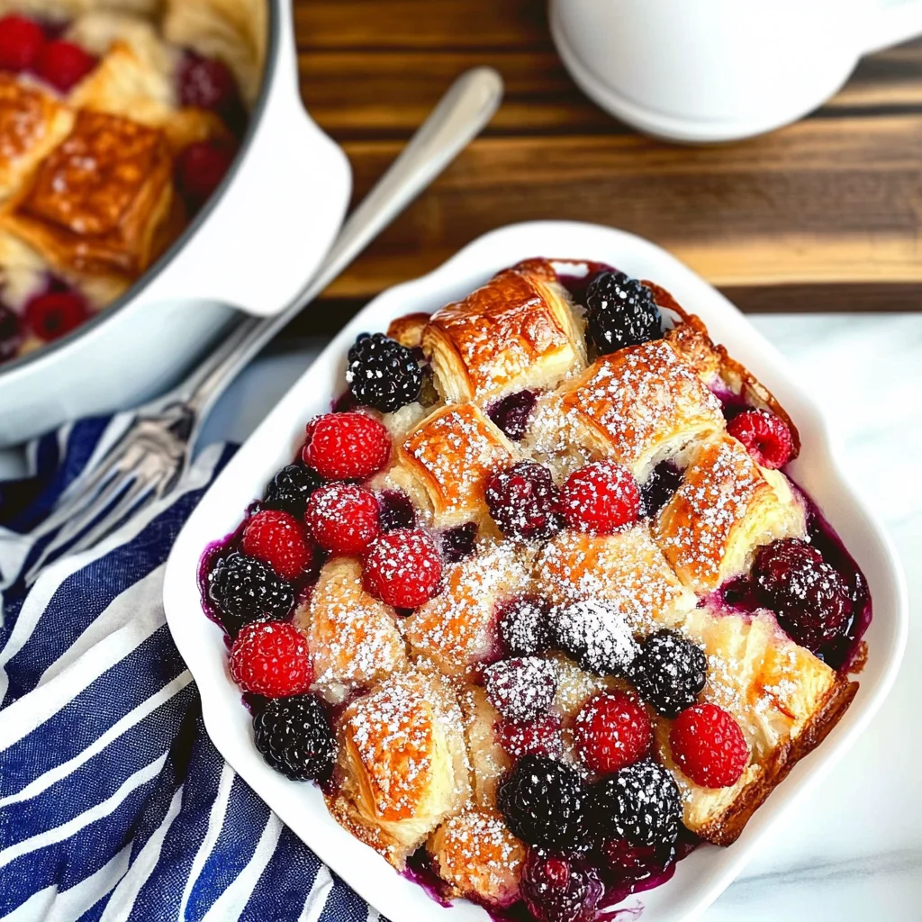 Berry Croissant Breakfast Bake: A Sweet Morning Delight