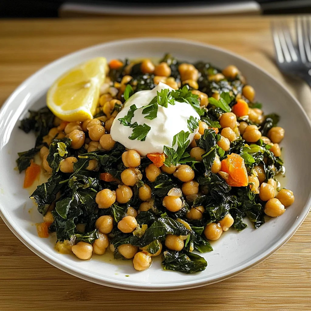 Braised Chickpeas with Swiss Chard and Lemon: Irresistibl...