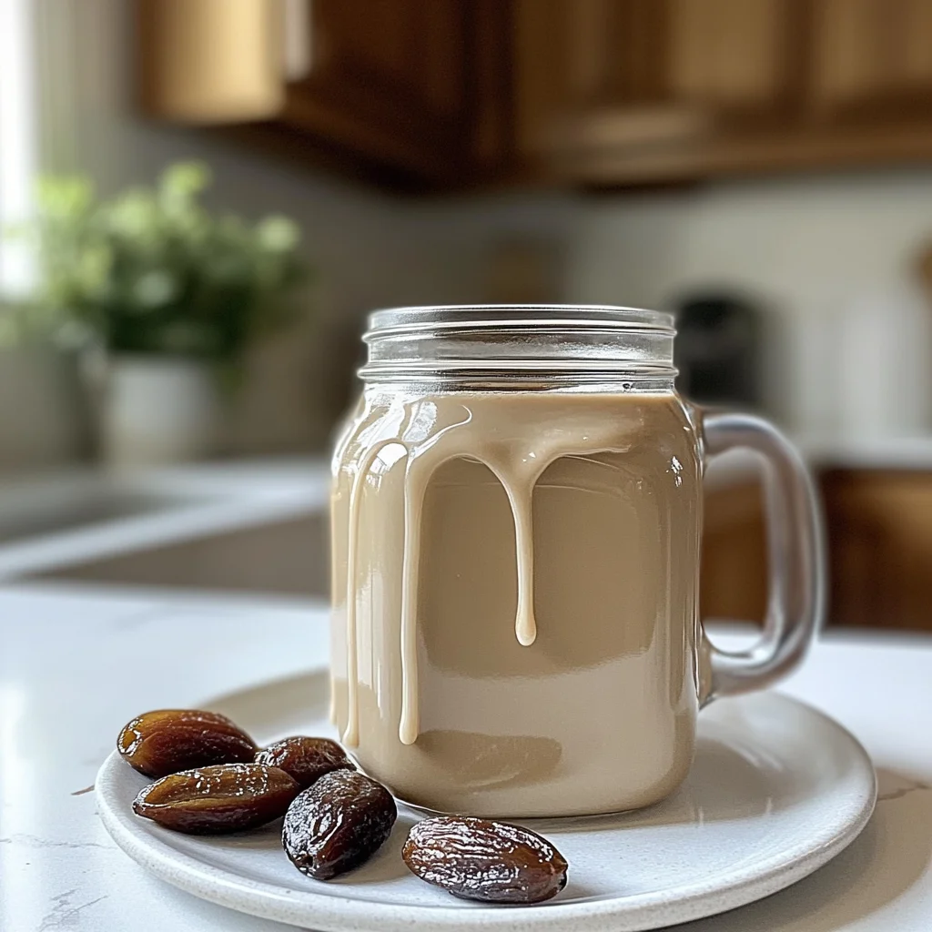 Date-Sweetened Coffee Creamer: A Cozy Morning Delight