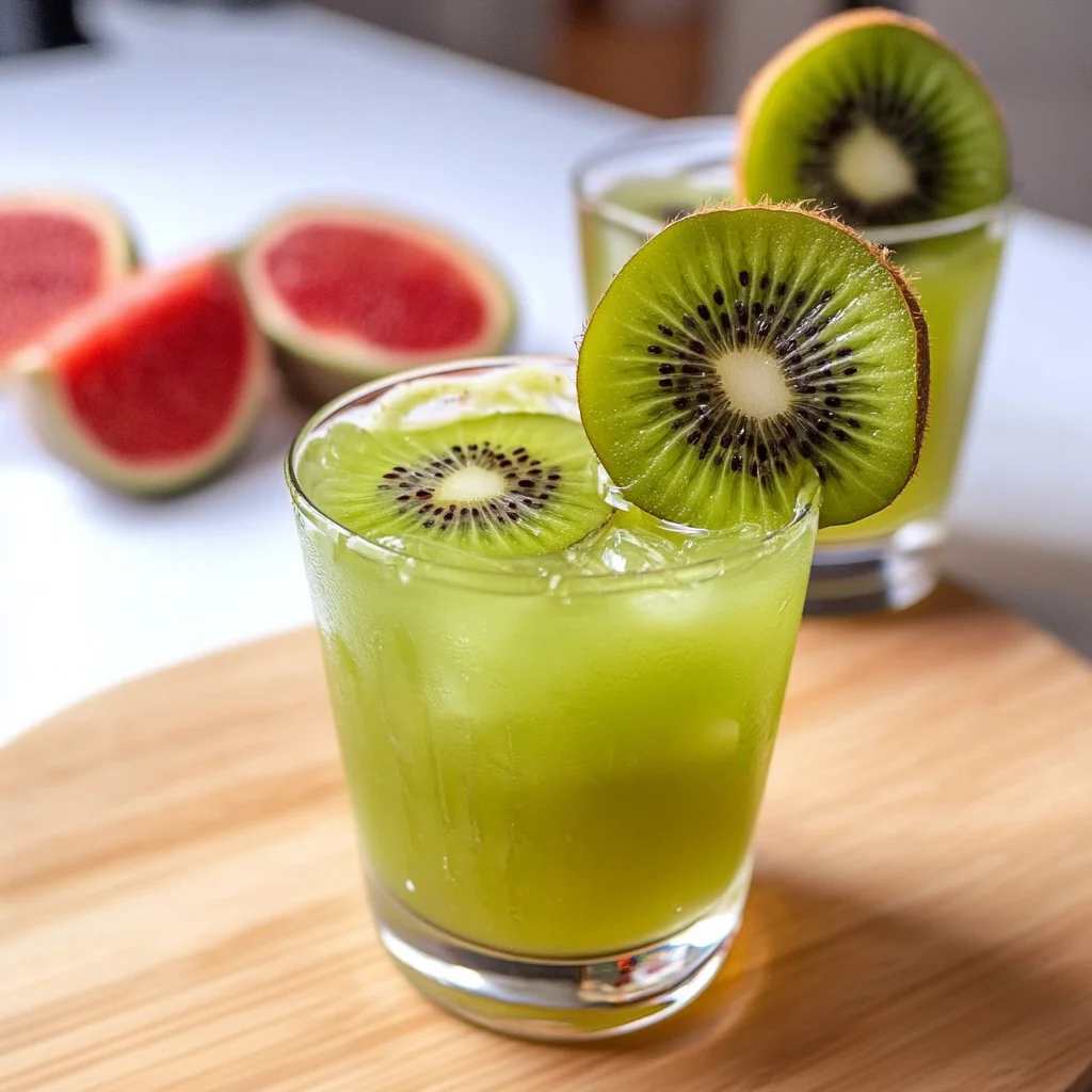 Kiwi Sake Cocktail: Refreshingly Tropical Bliss
