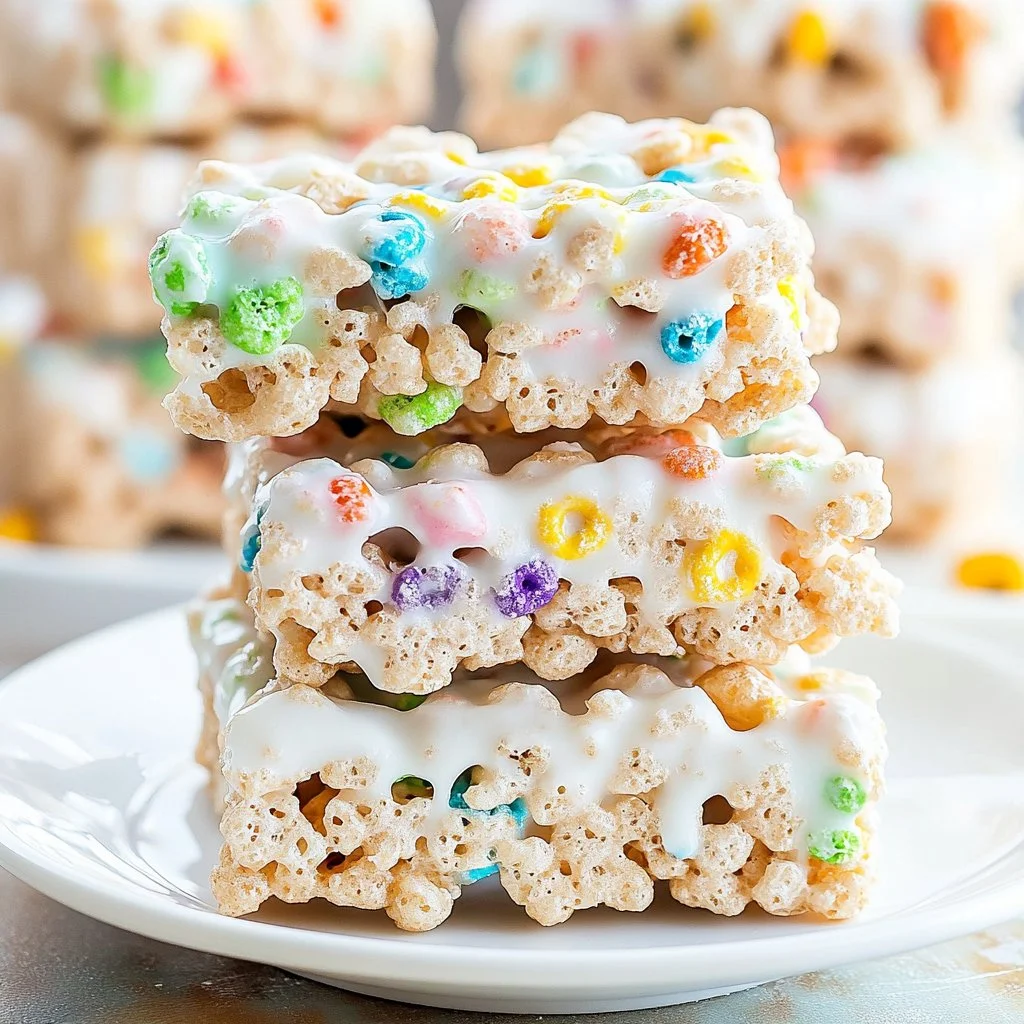 Lucky Charms Rice Krispie Treats: Chewy and Colorful Joy
