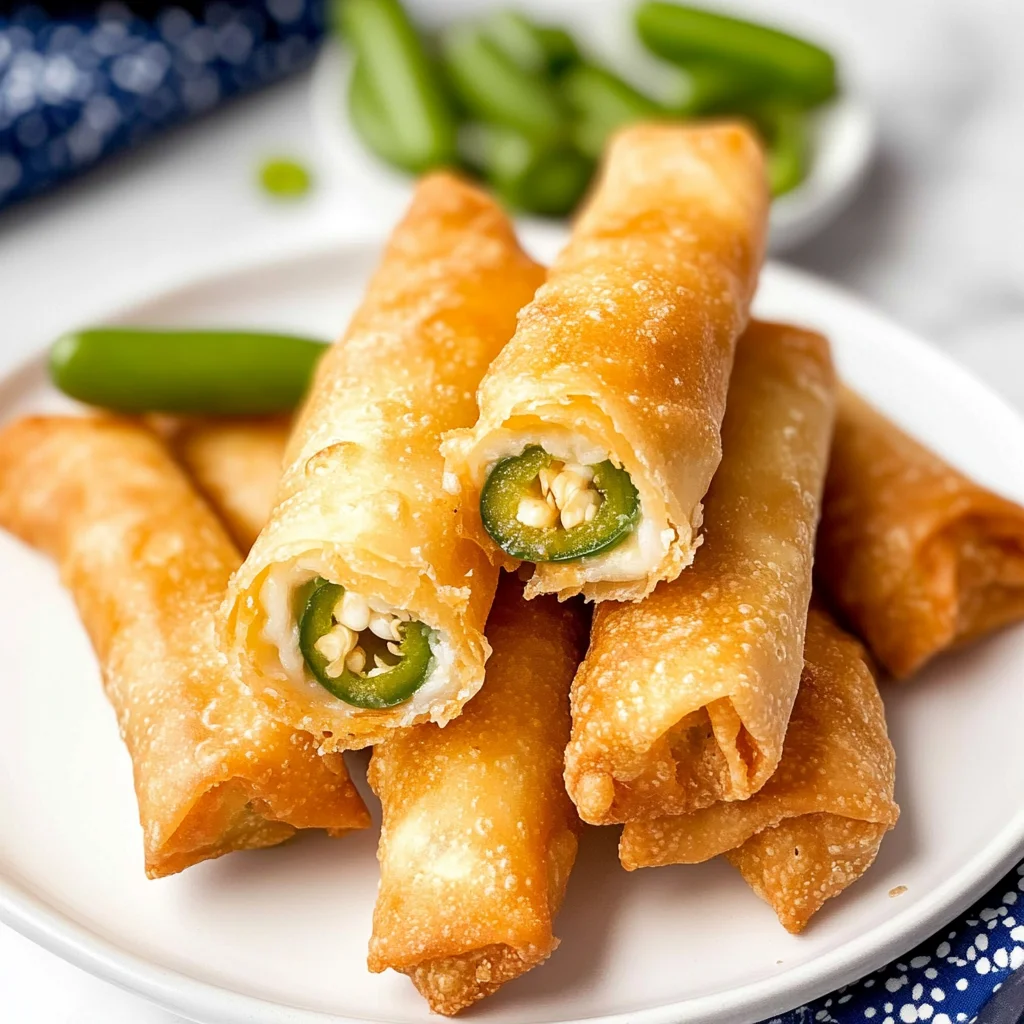 Mini Jalapeño Popper Egg Rolls: Flavor Explosion Awaits