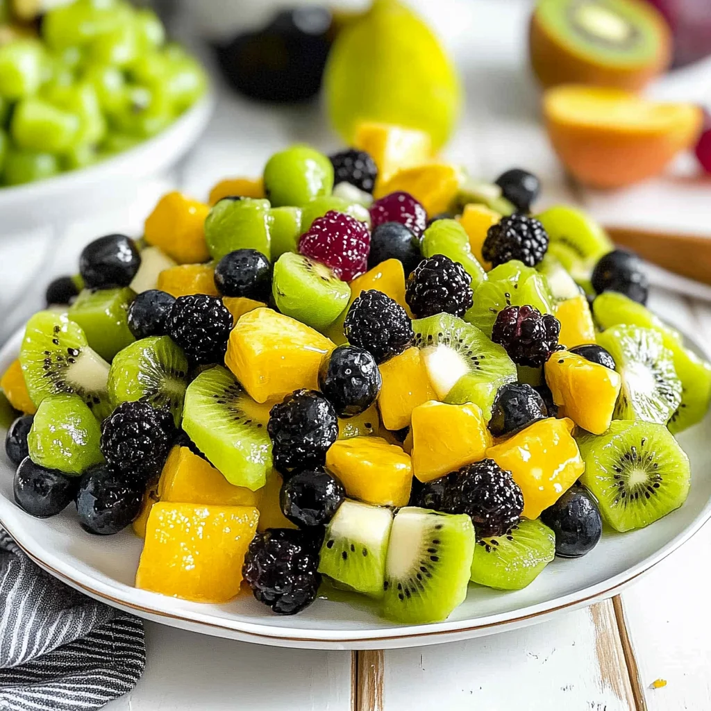 Monochrome Fruit Salad: A Chic Delight for Gatherings