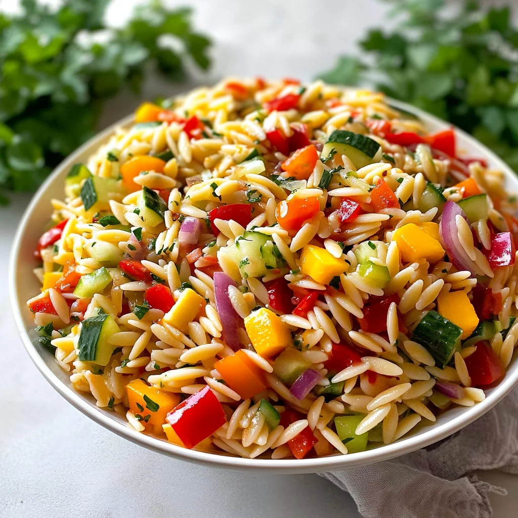 Orzo Salad: Vibrant and Zesty for Summer Gatherings