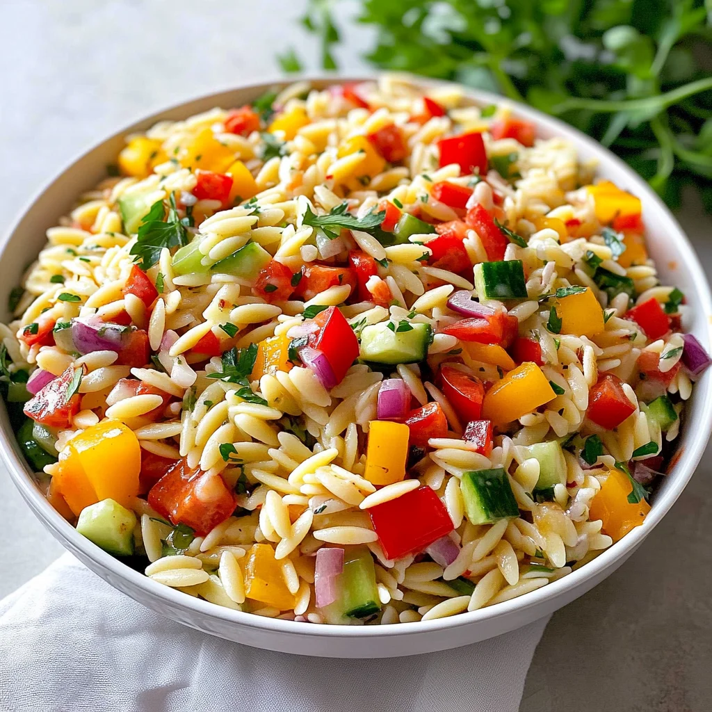Orzo Salad: Vibrant and Zesty for Summer Gatherings