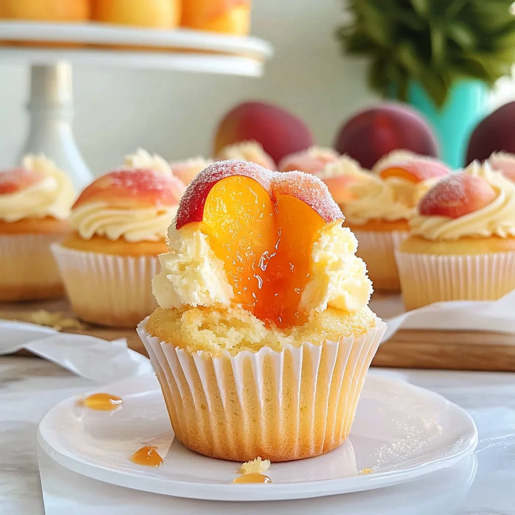 Peach Bellini Cupcakes: Juicy Celebration in Every Bite