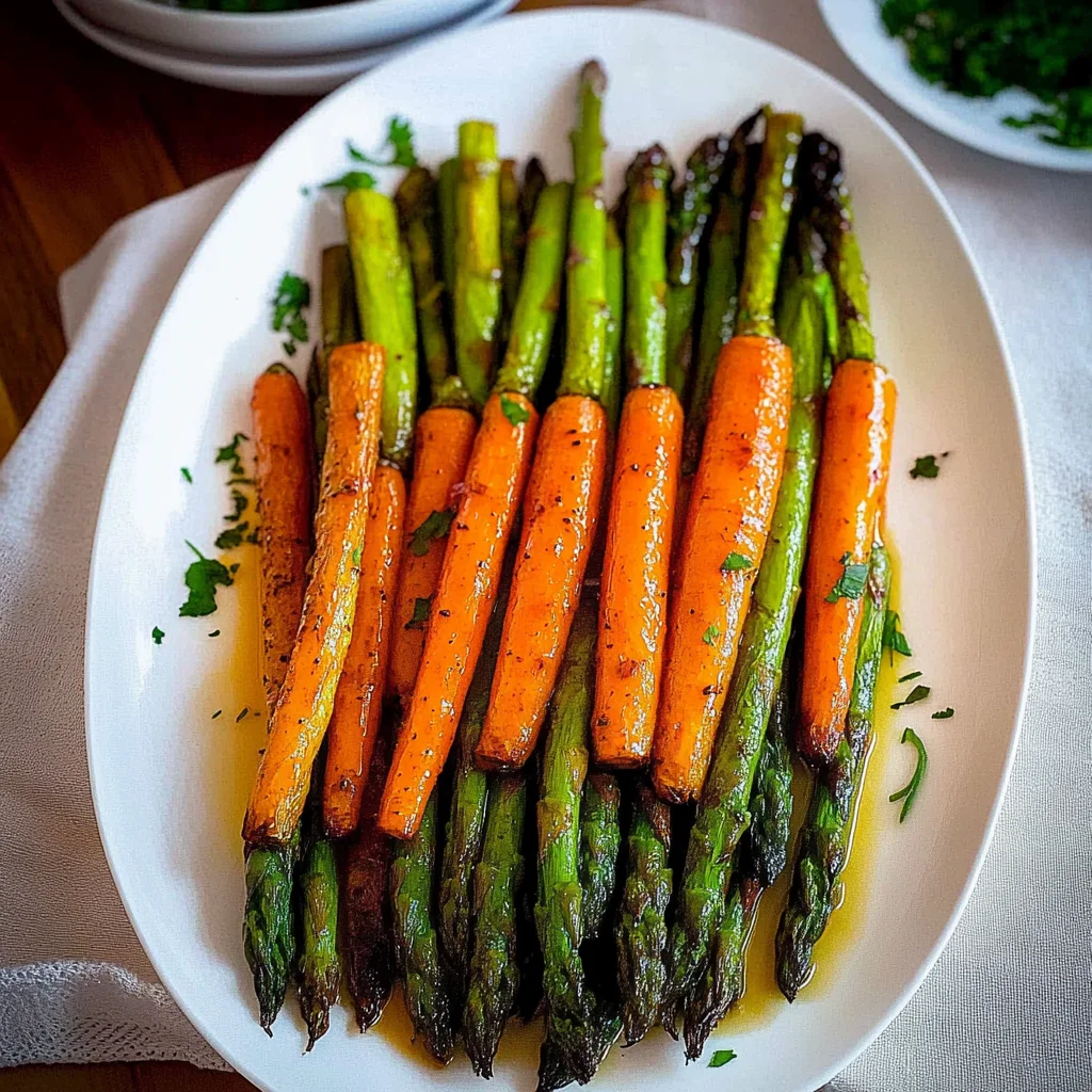 Roasted Asparagus & Carrots: A Flavorful Delight