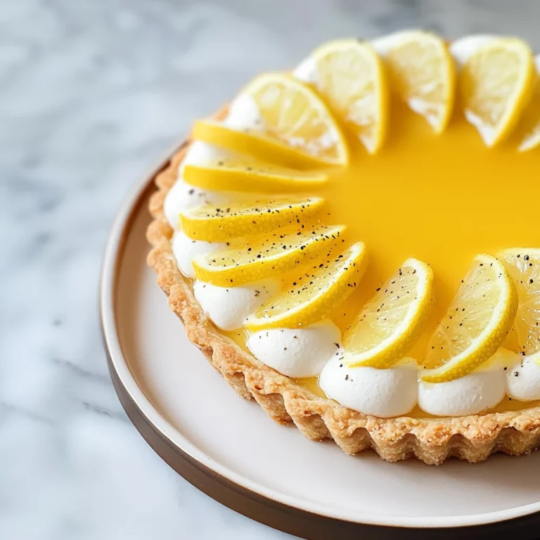 Tarte au Citron: Zesty Sunshine in Every Bite