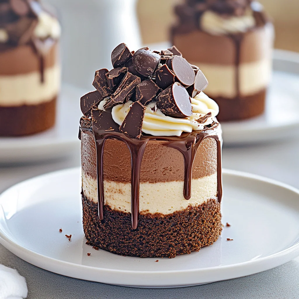 Triple Chocolate Mousse Cups: Decadent Bliss in Every Bite