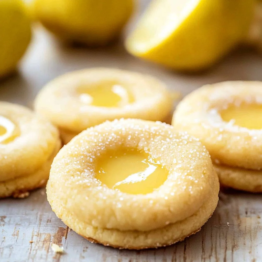 Vegan Lemon Curd Shortbread Cookies: Irresistible Delight