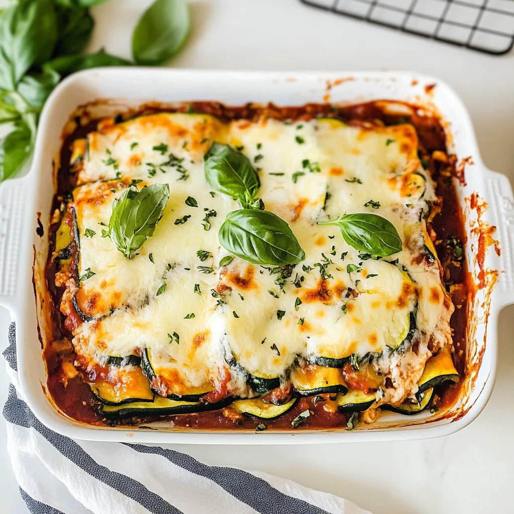 Zucchini Lasagna: Gooey Goodness in Every Bite