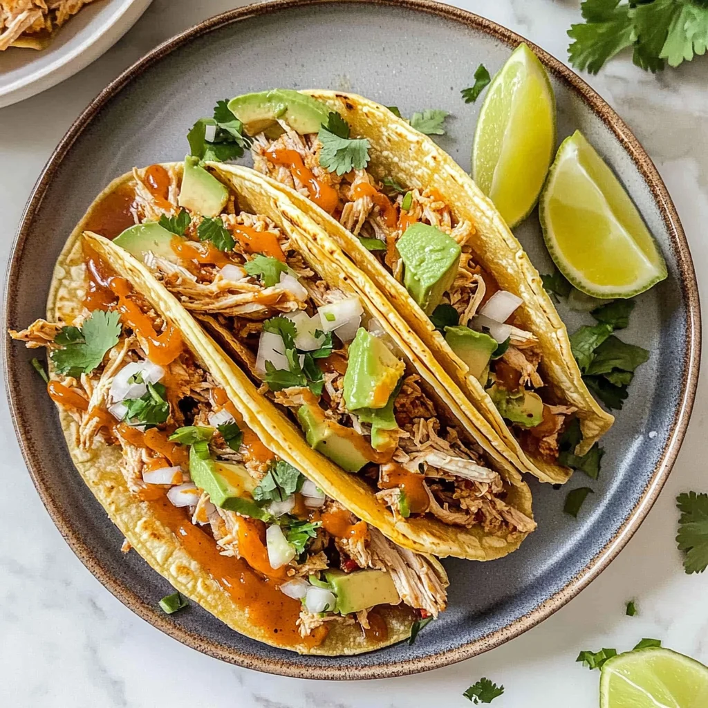 crockpot chicken tacos: Juicy and Flavor-Packed Delight