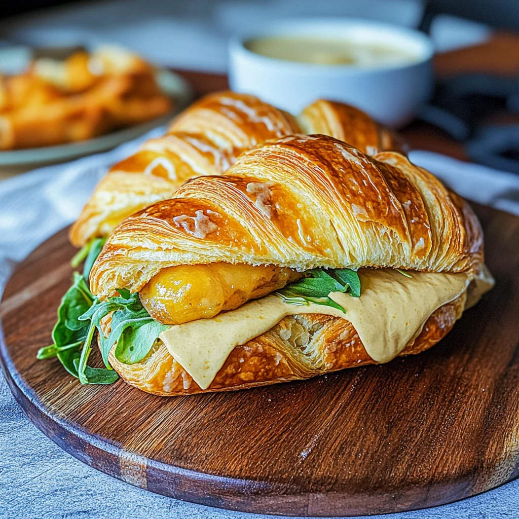 croissant sandwich: Buttery Bliss Awaits You!
