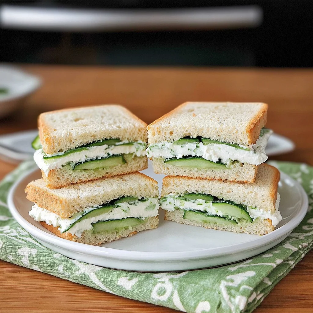 cucumber tea sandwiches: Delightfully Creamy Bites