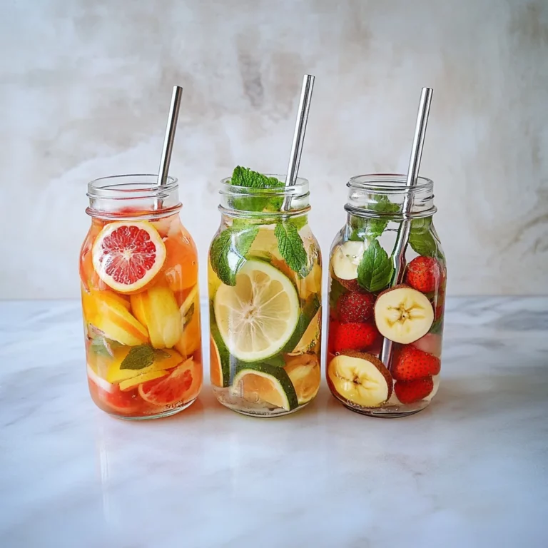 fruit infused water recipes: Refreshing Summer Bliss